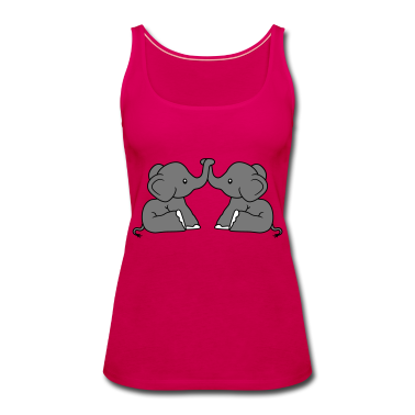 Pärchen Tank Top - elefanten 2 freunde team paar liebe paerchen brued