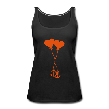 Pärchen Tank Top - 2 paar paerchen verliebt anker herz luftballon fli