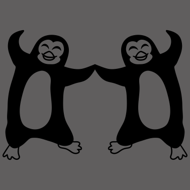 Motiv paar 2 freunde team liebe verliebt paerchen pingui