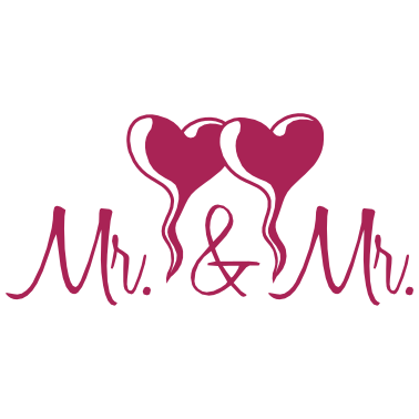 Motiv Hochzeit 2 Mr Schwul Paar verliebt Herzen Paerche