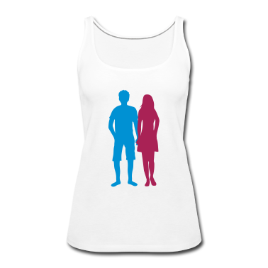 Pärchen Tank Top - paerchen 2 freunde team paar liebe verliebt valent