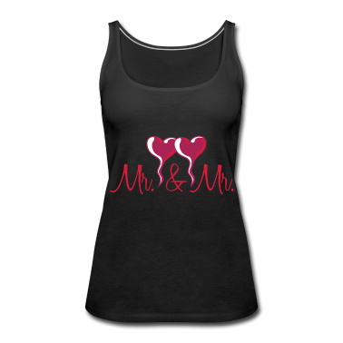 Pärchen Tank Top - 2 Mr Schwul Hochzeit Paar verliebt Herzen Paerche