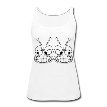 Pärchen Tank Top - paar team 2 freunde paerchen alien monster ausseri