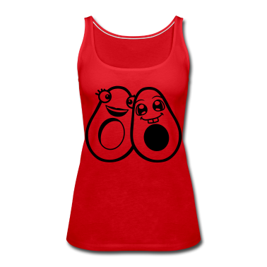 Pärchen Tank Top - avocado paar girl frau weiblich liebe paerchen tea