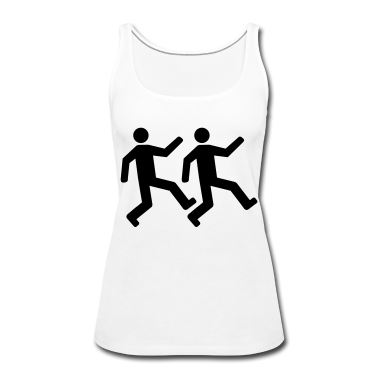 Pärchen Tank Top - 2 freunde team paar crew paerchen gluecklich sprin