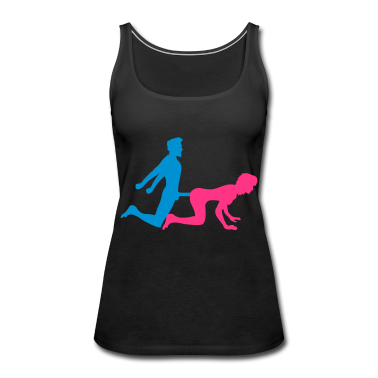Pärchen Tank Top - frau weiblich doggy style von hinten 2 paar paerch