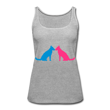 Pärchen Tank Top - 2 freunde paar paerchen liebe team sitz sitzender