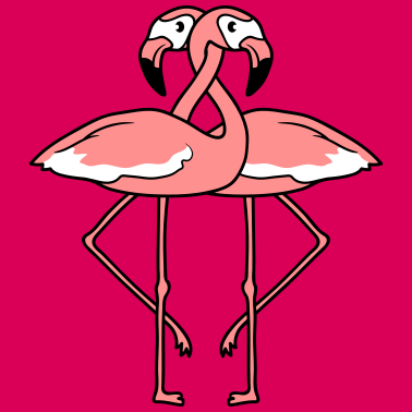 Motiv 2 freunde team paar liebe paerchen verliebt flamin