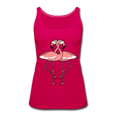 Pärchen Tank Top - 2 freunde team paar liebe paerchen verliebt flamin