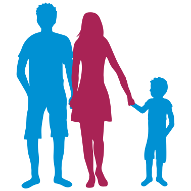 Motiv junge sohn familie paerchen 2 freunde team paar li