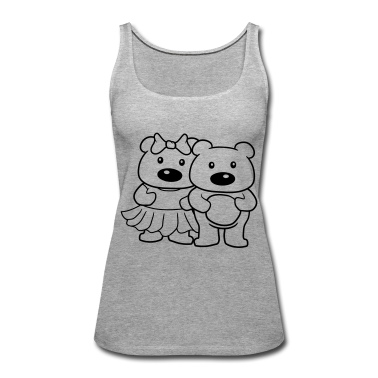 Pärchen Tank Top - paerchen baer paar liebe 2 freunde team mann maedc