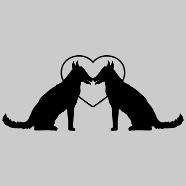 Motiv herz 2 freunde paar paerchen liebe team sitz sitze