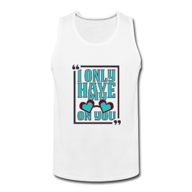 Pärchen Tank Top - Amor LGBT Augen Flirt Herz