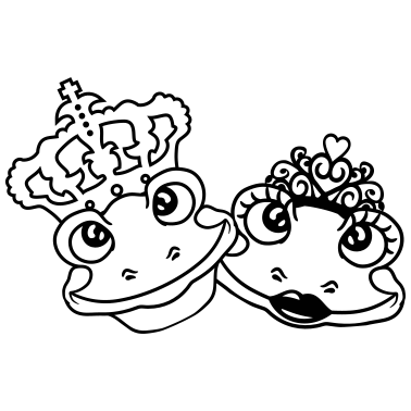 Motiv gesichter prinz koenig froschkoenig paar paerchen