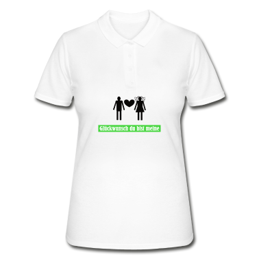 Pärchen Poloshirt - verheiratet Partner Zuneigung Single Paerchen Heir