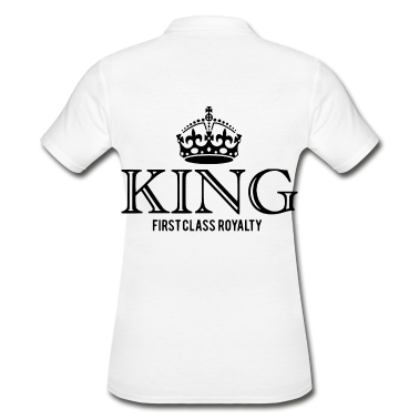 Pärchen Poloshirt - KING Koenig Paar Paerchen Royal 2reborn bl