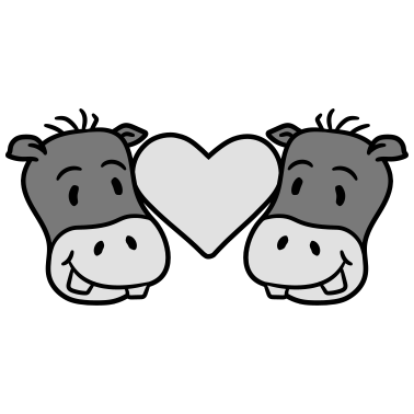 Motiv paar paerchen team 2 freunde kopf gesich