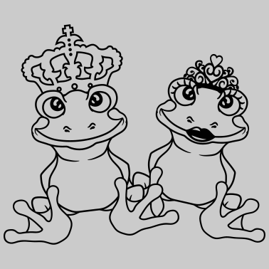 Motiv prinz koenig froschkoenig paar paerchen liebe verl