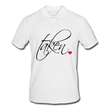 Pärchen Poloshirt - taken vergeben liebe verliebt paar paerchen 2 freu