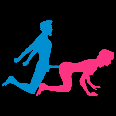 Motiv frau weiblich doggy style von hinten 2 paar paerch