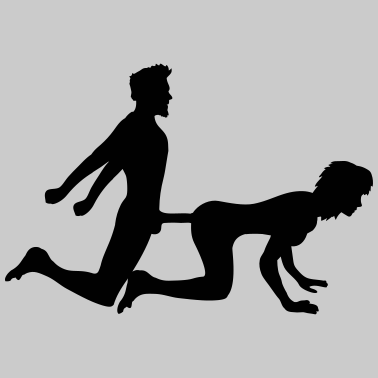 Motiv frau weiblich doggy style von hinten 2 paar paerch