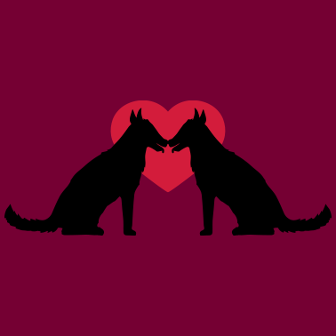 Motiv herz 2 freunde paar paerchen liebe team sitz sitze