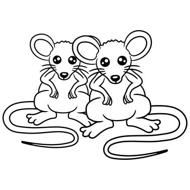 Motiv 2 freunde paar paerchen liebe team maus suess nied