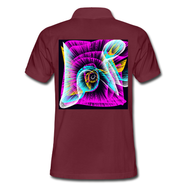 Pärchen Poloshirt - Love Pattern Liebe Muster Pink Geschenke