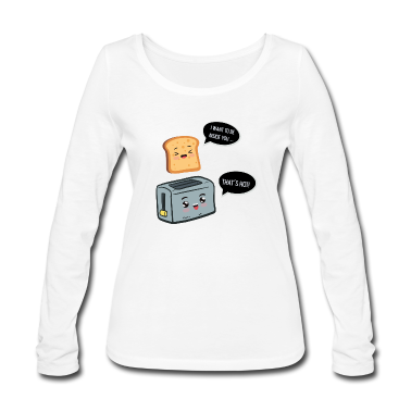 Pärchen Langarmshirt - Toaster und Brot Paerchen