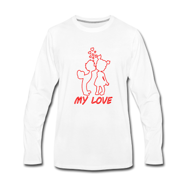 Pärchen Langarmshirt - paerchen my love
