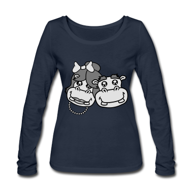 Pärchen Langarmshirt - paar paerchen liebe verliebt kopf gesich