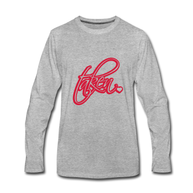 Pärchen Langarmshirt - kontur taken vergeben liebe verliebt paar paerchen