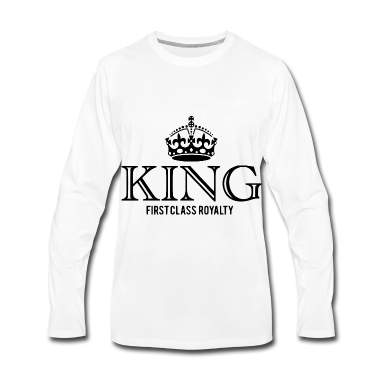 Pärchen Langarmshirt - KING Koenig Paar Paerchen Royal 2reborn bl