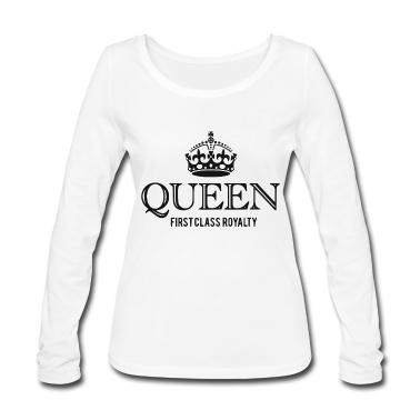 Pärchen Langarmshirt - QUEEN Koenigin Paar Paerchen Royal 2reborn bl