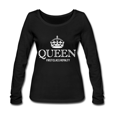 Pärchen Langarmshirt - QUEEN Koenigin Paar Paerchen Royal 2reborn wh