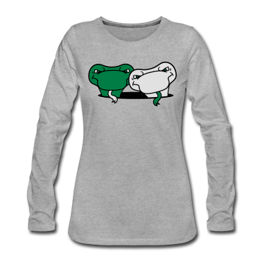 Pärchen Langarmshirt - loch boden paar paerchen liebe freunde t