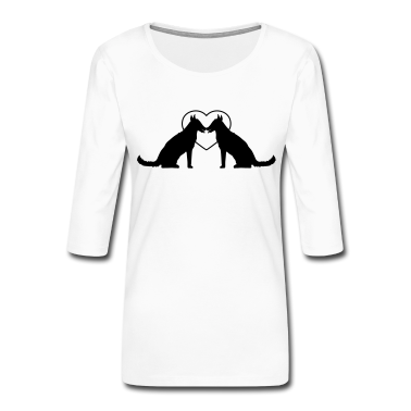 Pärchen Langarmshirt - herz 2 freunde paar paerchen liebe team sitz sitze