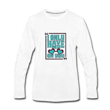 Pärchen Langarmshirt - Amor LGBT Augen Flirt Herz