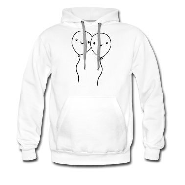 Pärchen Hoodie - Paerchen Luftballons Freunde
