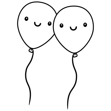 Motiv Paerchen Luftballons Freunde