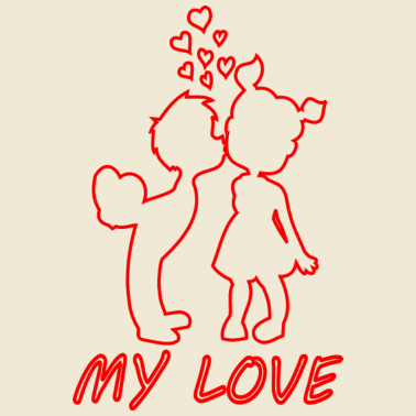 Motiv paerchen my love