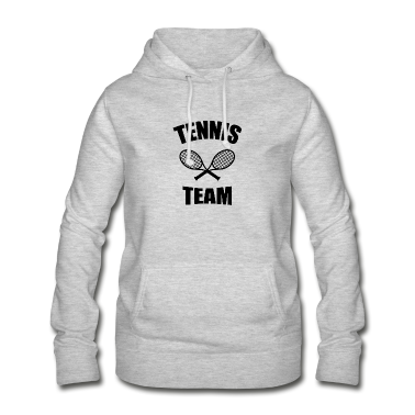 Pärchen Hoodie - tennis team mannschaft duo partner paerchen