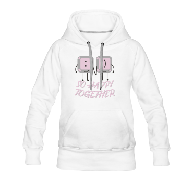Pärchen Hoodie - So Happy together Tastatur Paerchen