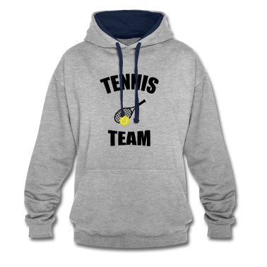 Pärchen Hoodie - tennis team duo partner paerchen Mannschaft Club