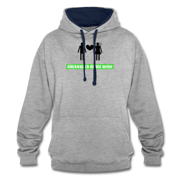 Pärchen Hoodie - verheiratet Partner Zuneigung Single Paerchen Heir