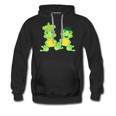Pärchen Hoodie - prinz koenig froschkoenig paar paerchen liebe verl