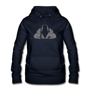 Pärchen Hoodie - 2 freunde paar begruessen liebe verliebt paerchen