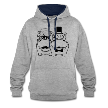 Pärchen Hoodie - paar paerchen liebe verliebt herr mann z