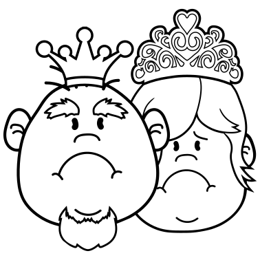 Motiv gesichter prinz koenig paar paerchen liebe prinzes