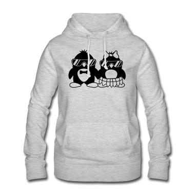 Pärchen Hoodie - paar 2 pinguine liebe paerchen verliebt sonnenbril